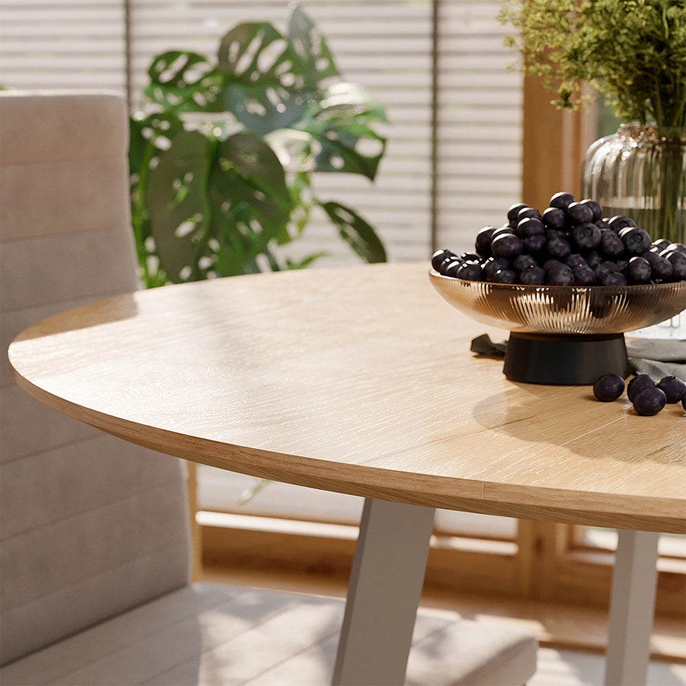 Vicco tavolo da pranzo Grigio 120 x 120 cm