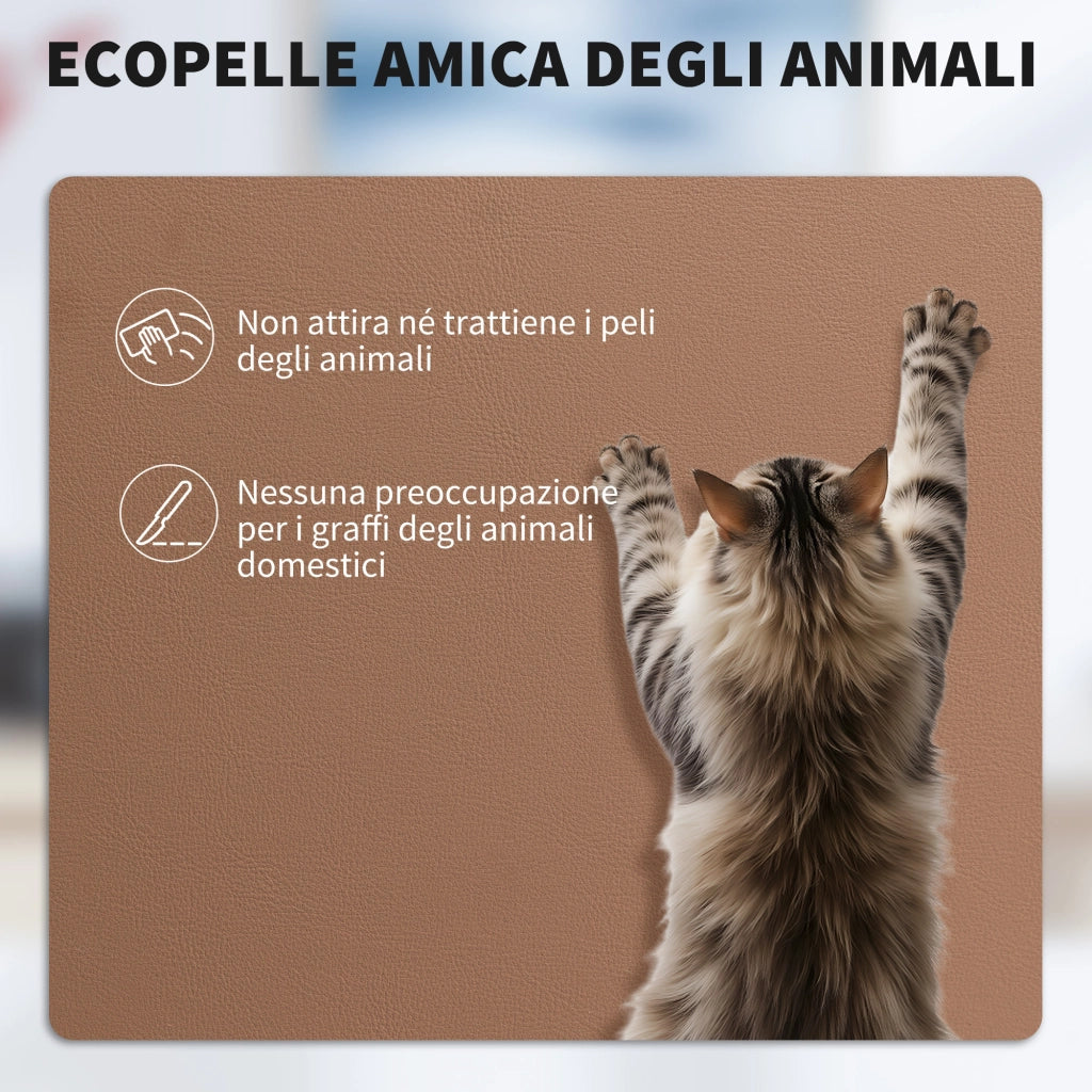 Sedia da Ufficio Reclinabile 65x67x111-119 cm con Poggiapiedi e Rotelle in Finta Pelle Marrone