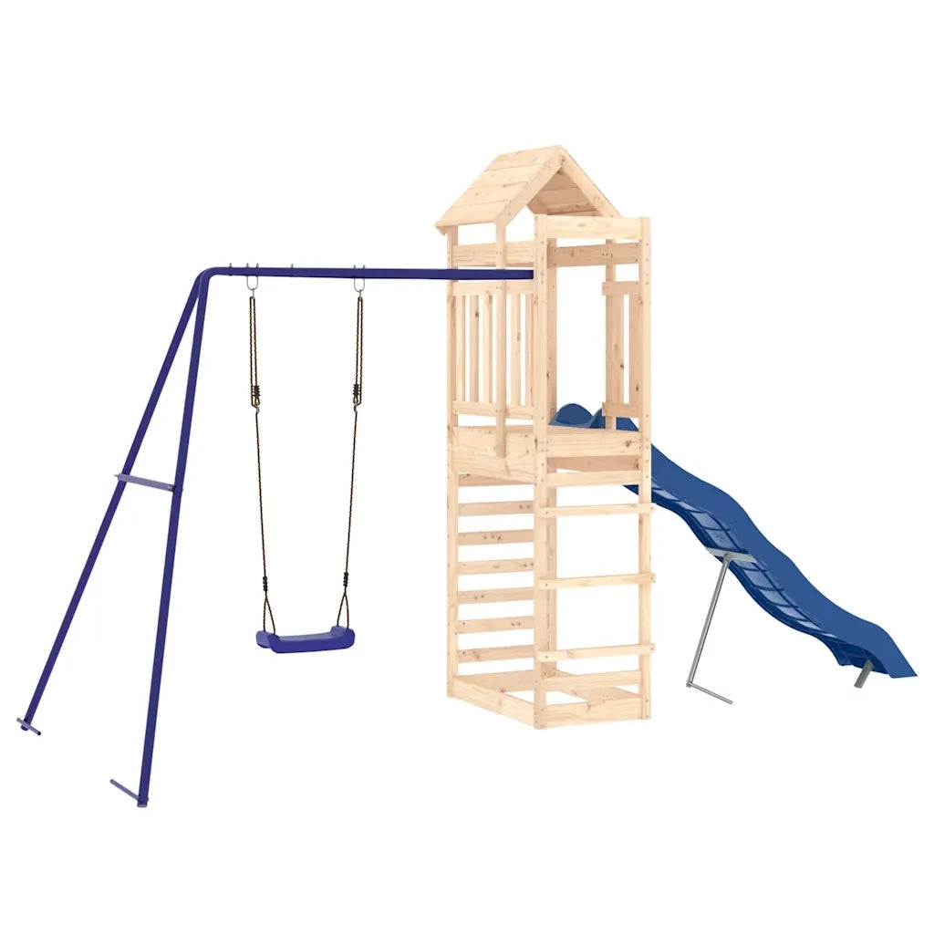 Set da Gioco da Esterno in Legno Massello di Pino 3156973