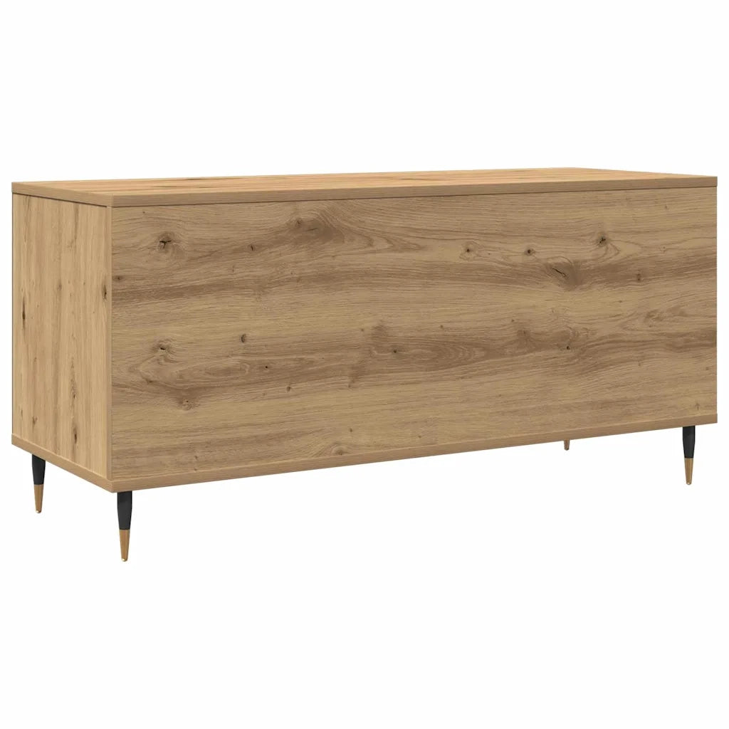 Mobile porta vinili rovere artigianale 100 x 38 x 48 cm 862900