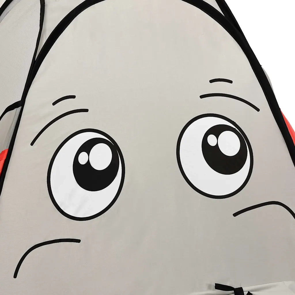 Tenda Gioco-Tenda Giocattolo Bambini Elefante Grigio 250 Palline 174x86x101 cm 392007