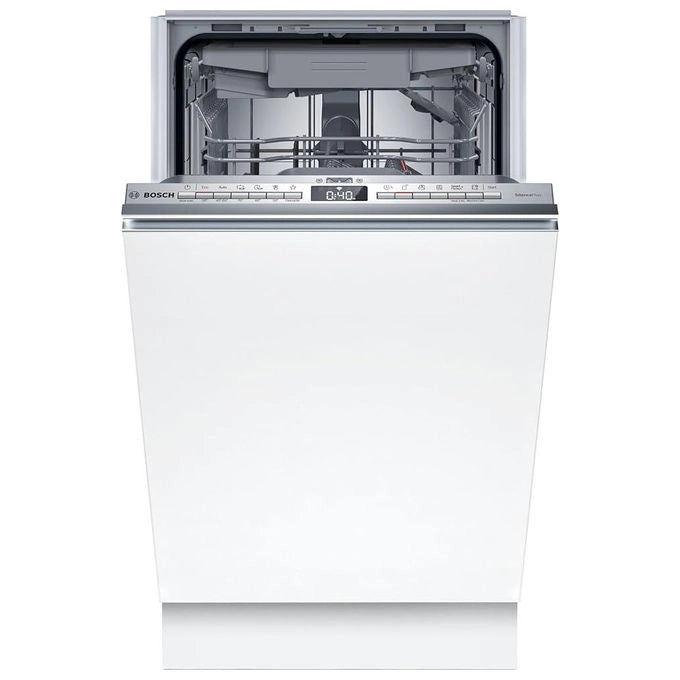 Bosch SPI4EMS17E Serie 4 Lavastoviglie da Incasso Slim 10 coperti Classe B 44 dB AquaStop Wi-Fi (81.5x44.8x57.3 cm) colore Acciaio Inox
