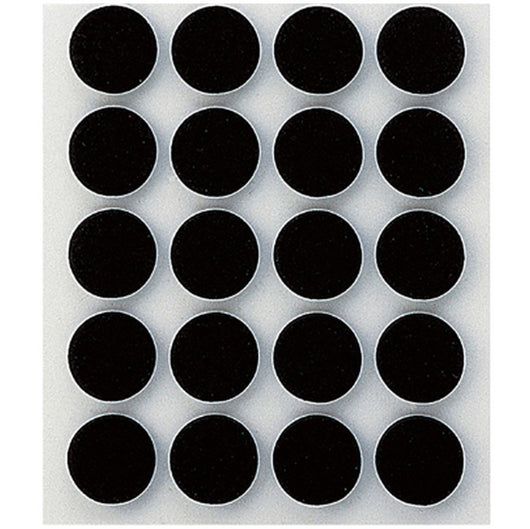 spugna adesiva antiscivolo inofix diametro 17mm. confezione 20pz cod:ferx.42889