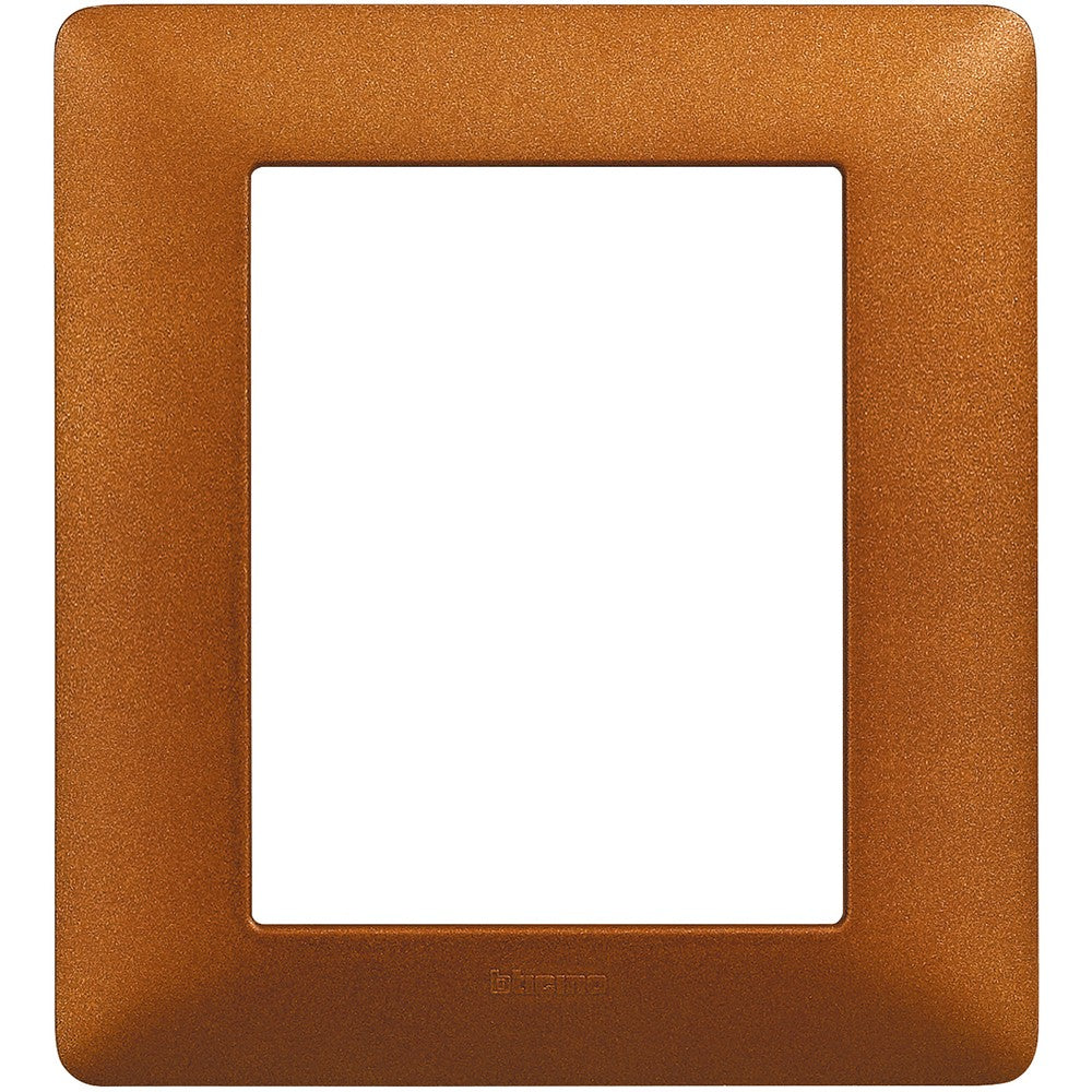 Placca Bticino Matix 3+3 moduli rosso terra AM4826TRT