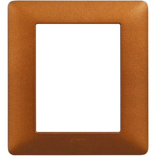 Placca Bticino Matix 3+3 moduli rosso terra AM4826TRT