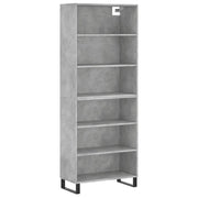 Credenza | Madia | Buffet da pranzo | Armadio da pranzo Grigio Sonoma 69,5x32,5x180 cm Legno Multistrato