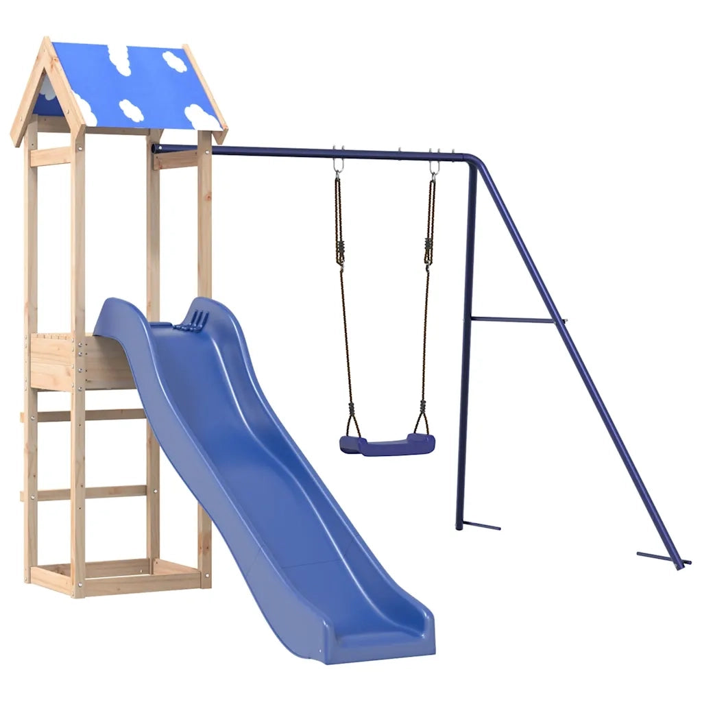 Set da Gioco da Esterno in Legno Massello di Pino 3279013
