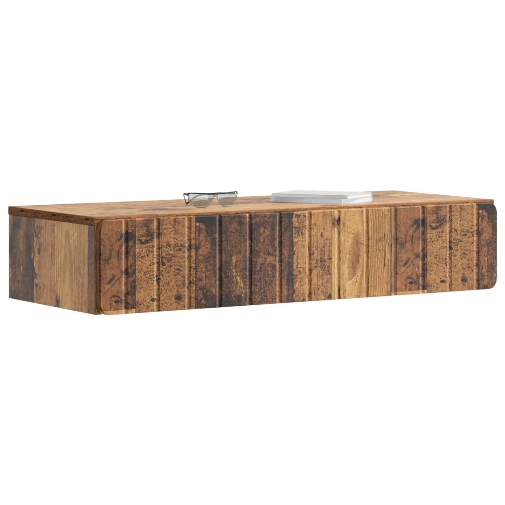 Tavolino da Parete Laterale Legno antico 87,5 x 34,5 x 17 cm 898333