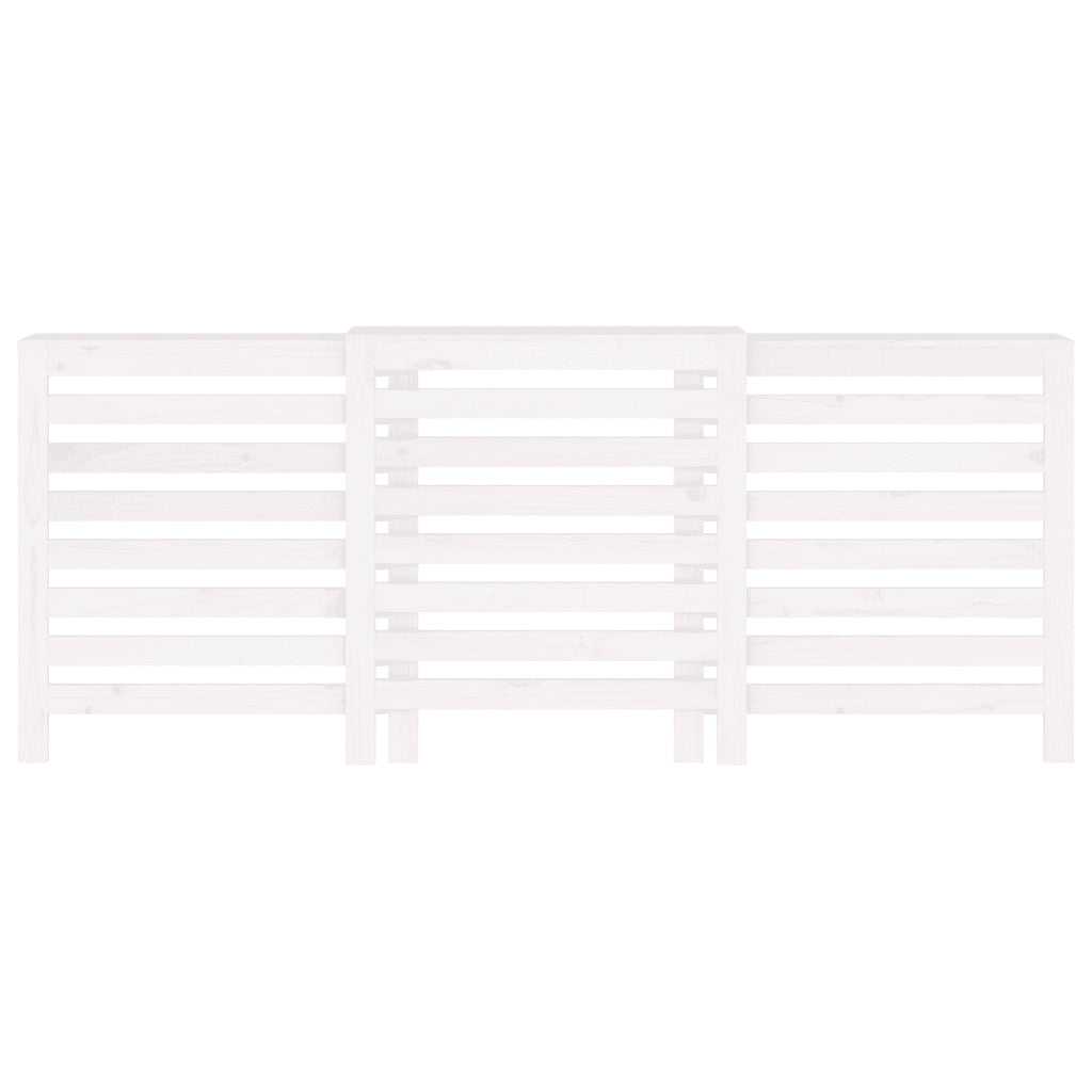Copertura Termosifone Bianca 210x21x85 cm Legno Massello Pino cod mxl 71096