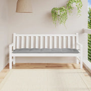 Cuscino per Panca-Cuscini per panchina Grigio 180x50x7 cm in Tessuto Oxford 357371