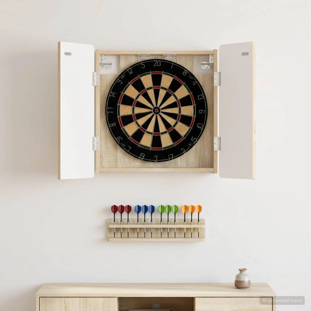 Armadio per Dartboard ZWOLLE Rovere Sonoma Legno ingegnerizzato 896447