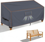 Tappeto di protezione per bancone da giardino - impermeabile - 3 pezzi - resistente ai raggi UV - invernale - 420D stoffa Oxford - 163x70x63/86 cm
