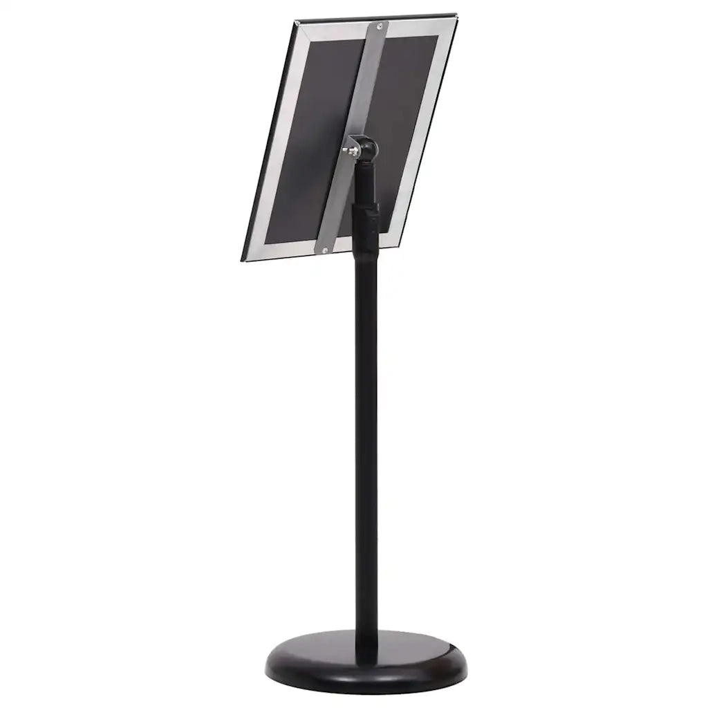 Supporti per poster 2 pz Nero 32.7 x 24 x 108 cm Alluminio CFW2649356