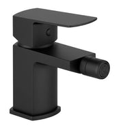 Miscelatore Bidet Nero Opaco con Piletta Click Clack in Ottone 1”1/4 – Cartuccia Ø35 mm