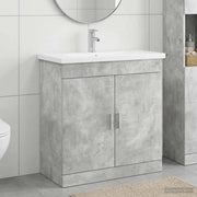 Set di mobili per il bagno Grigio Cemento 81 x 40 x 84,5 cm 3404361