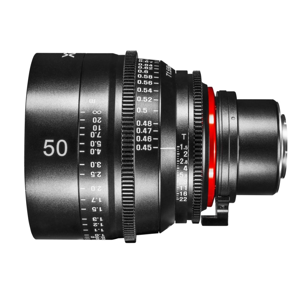 XEEN Cinema 50mm T1.5 MFT obiettivo full frame Obiettivo Cine Video MF per risoluzioni elevate con pignoni di messa a fuoco