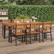 Tavolo da Giardino 200x100x75 cm in Legno Massello di Acacia