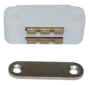 CRICCHETTO MAGNETICO SPORTELLI UC14 VAREC - MM 45 H.MM 20 KG 7 + INCONTRO BIANCO- 12 pezzi