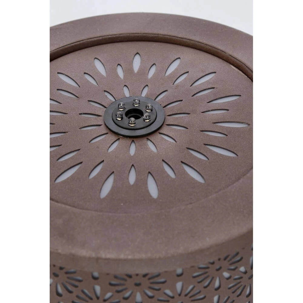 Fontana da Tavolo in Metallo con LED Decorazioni Floreali - ZENITH