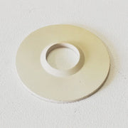 Guarnizione in gomma bianca con bordo ( vendita a coppia ), diametro 1/2
