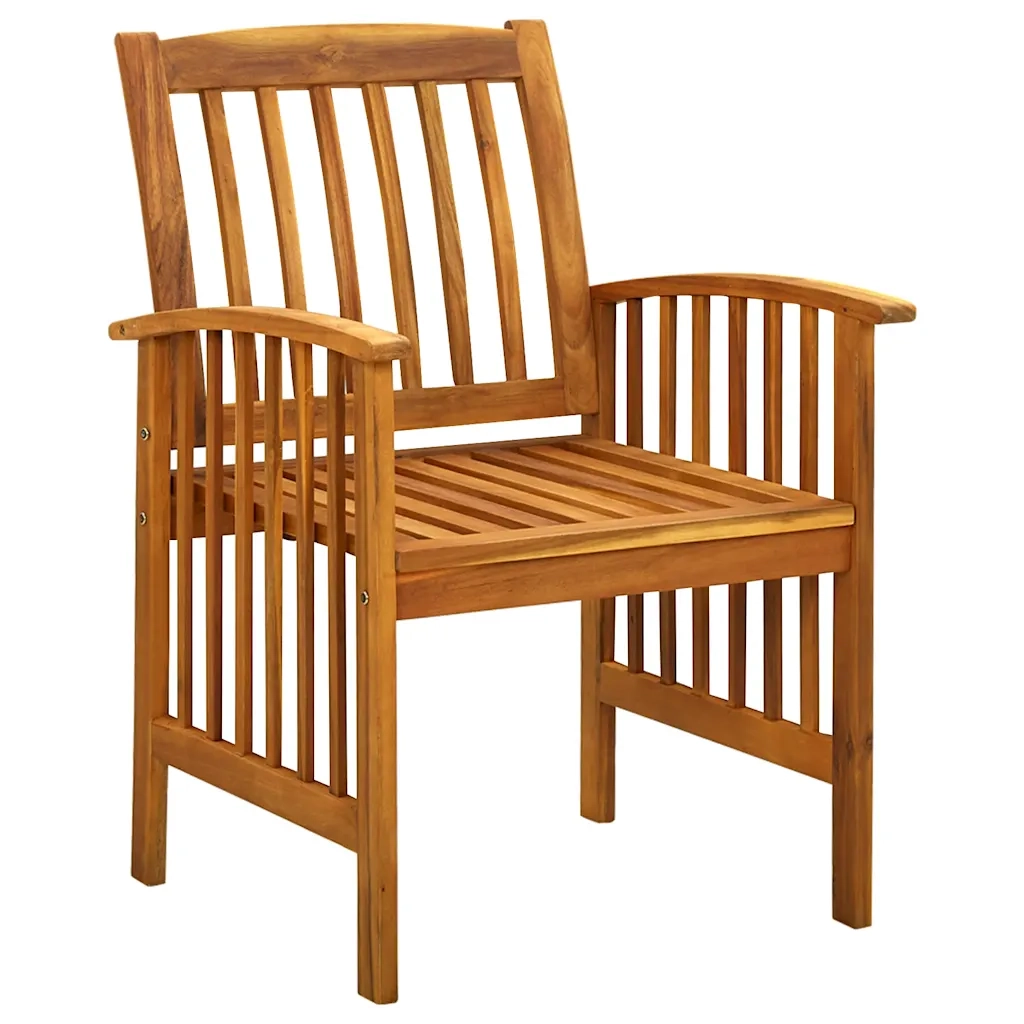 Set da Pranzo da Giardino 7 pz con Cuscini Massello di Acacia 3058087