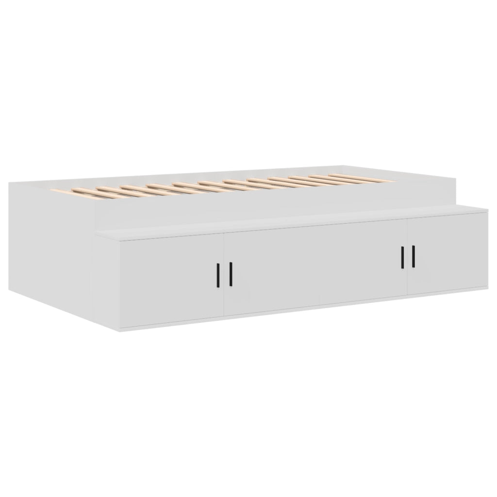 Struttura Letto con Magazzino Bianca 90x200 cm
