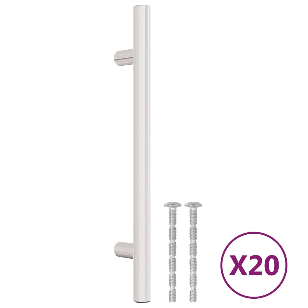 Maniglie per Mobili 20 pz Argento 128mm in Acciaio Inox CFW5637078