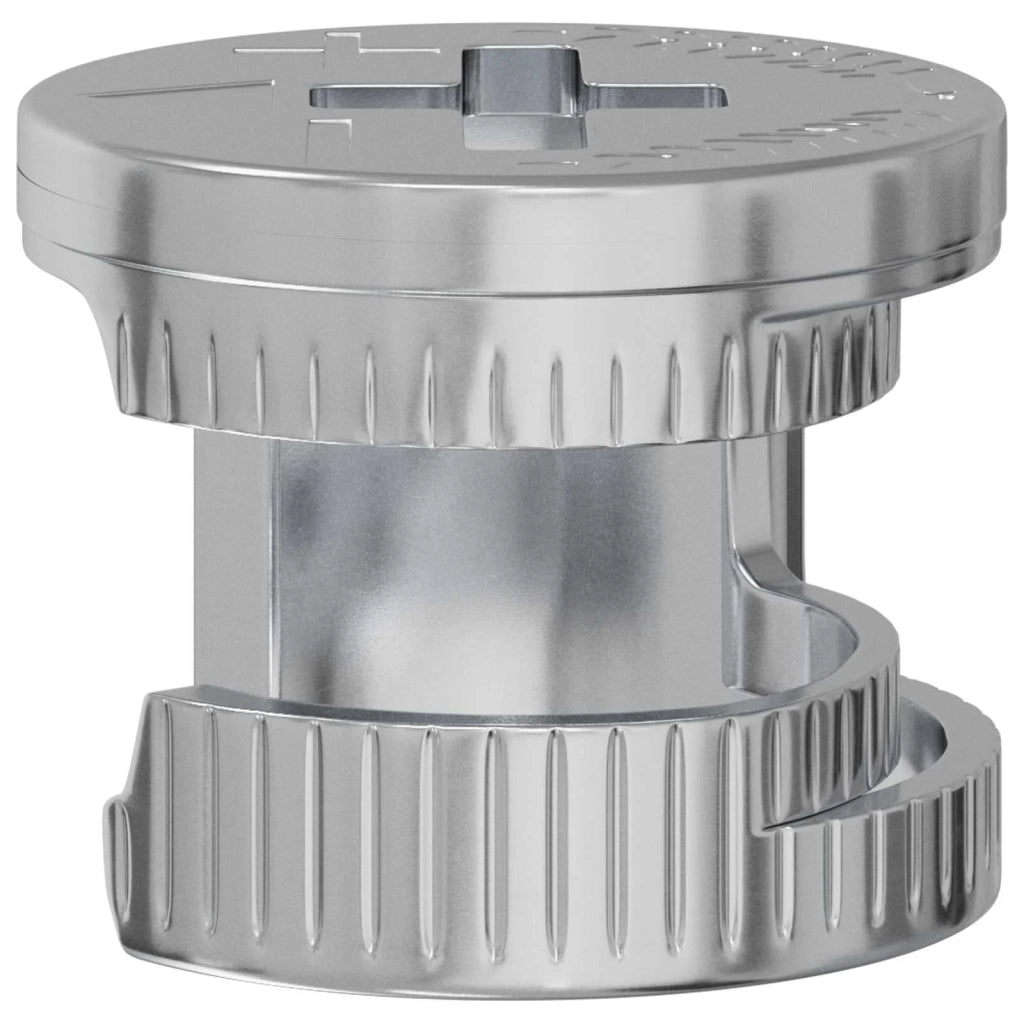Dadi con bloccaggio a cam 12 pz Argento 12 x 10 mm Metallo CFW9774730