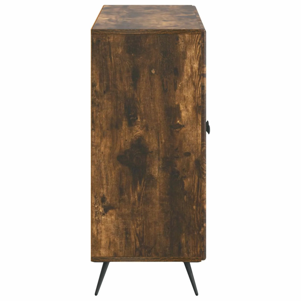 Credenza Rovere Fumo 89 x 34,5 x 80 cm Legno ingegnerizzato 895570