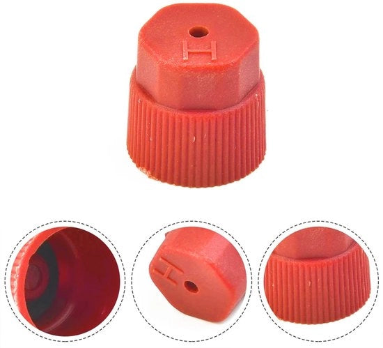 Kit di Coperture per Condizionatori 10 pezzi - Coperture di Collegamento - Coperture per Bocchette di Alta e Bassa Pressione - Materiale ABS - Resistente alla Pressione e Corrosione - Lunghezza Totale 20 mm - Coperture per Condizionatori
