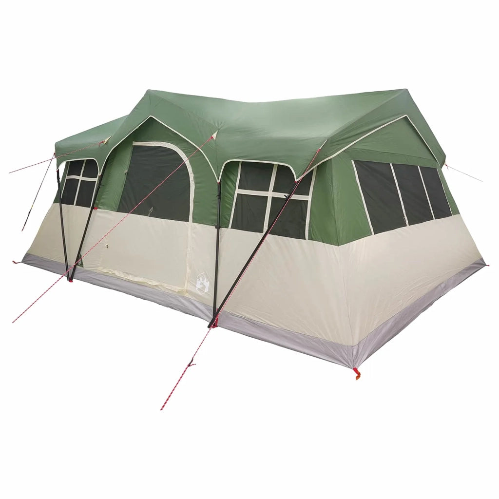 Tenda Familiare Verde 487 x 340 x 216 cm Poliestere e Acciaio 42028673