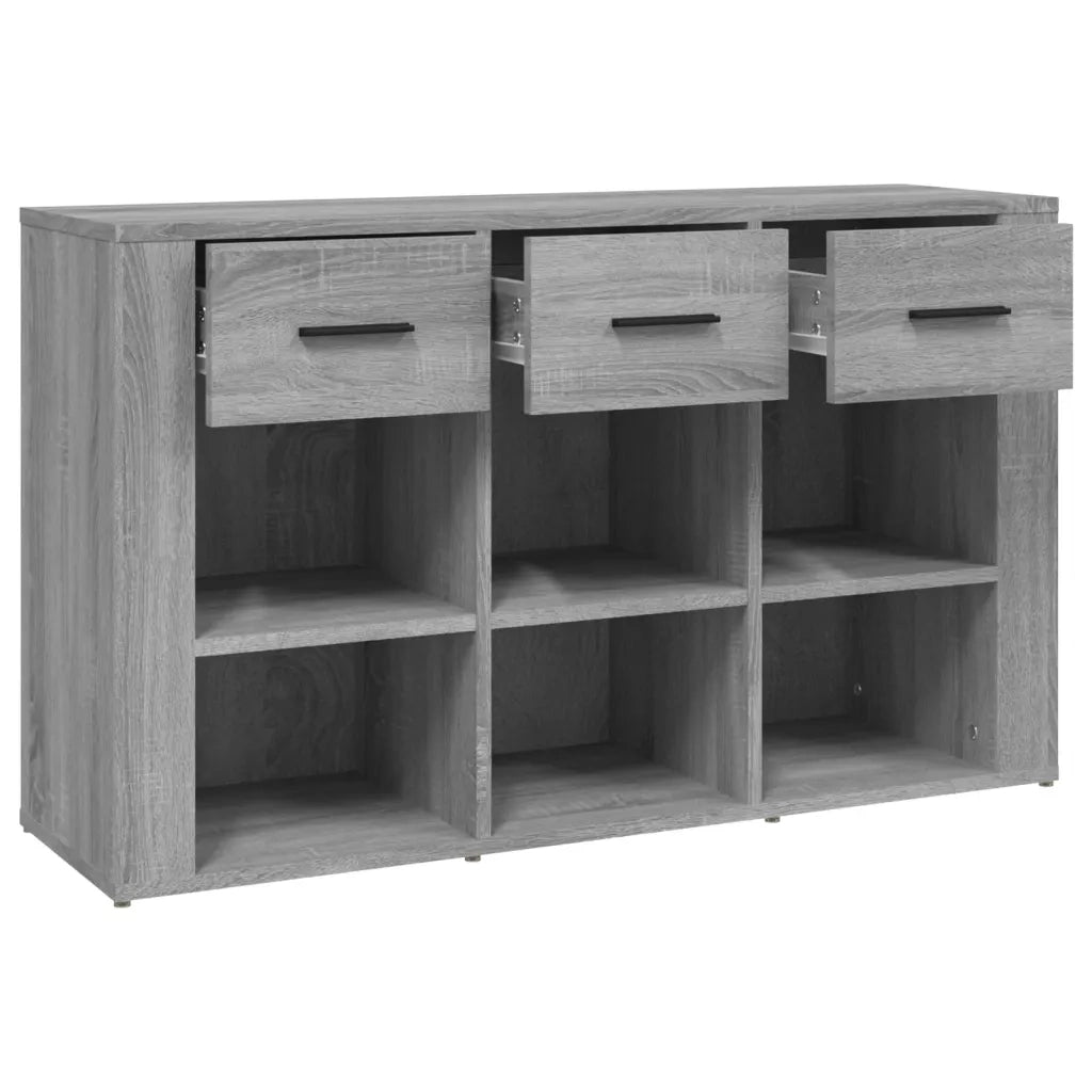 Credenza-Buffet-Armadio da cucina Grigio Sonoma 100x30x59,5 cm in Legno Multistrato