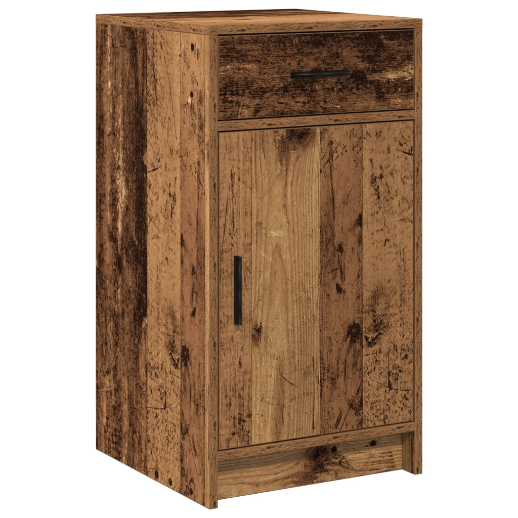 Set di Toeletta a 3 Pezzi con LED - Legno Vintage e Legno Ingegnerizzato