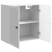 Armadietto a Muro | Mobiletto a muro Bianco Lucido 59 x 31 x 60 cm