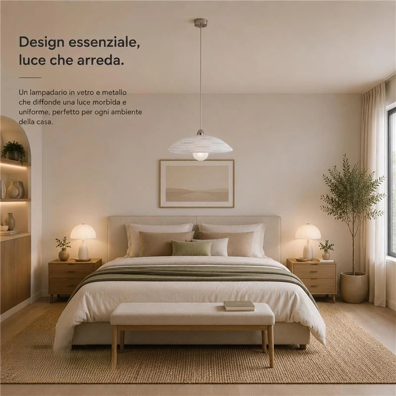 FULVIA LAMPADA SOSPENSIONE DA SOFFITTO E27 1 LUCE 50 CM