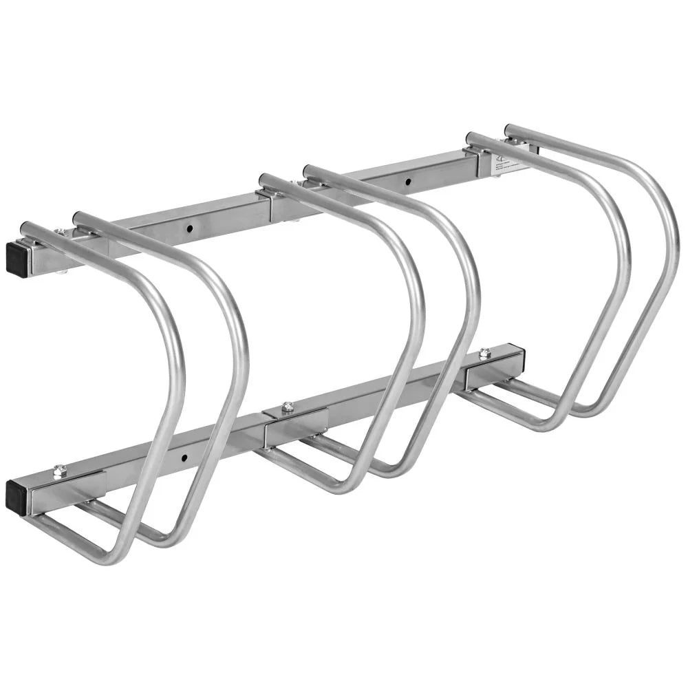 Sistema di supporto per portabiciclette portabiciclette basculante pratico garage a pavimento o a parete in acciaio 3408208