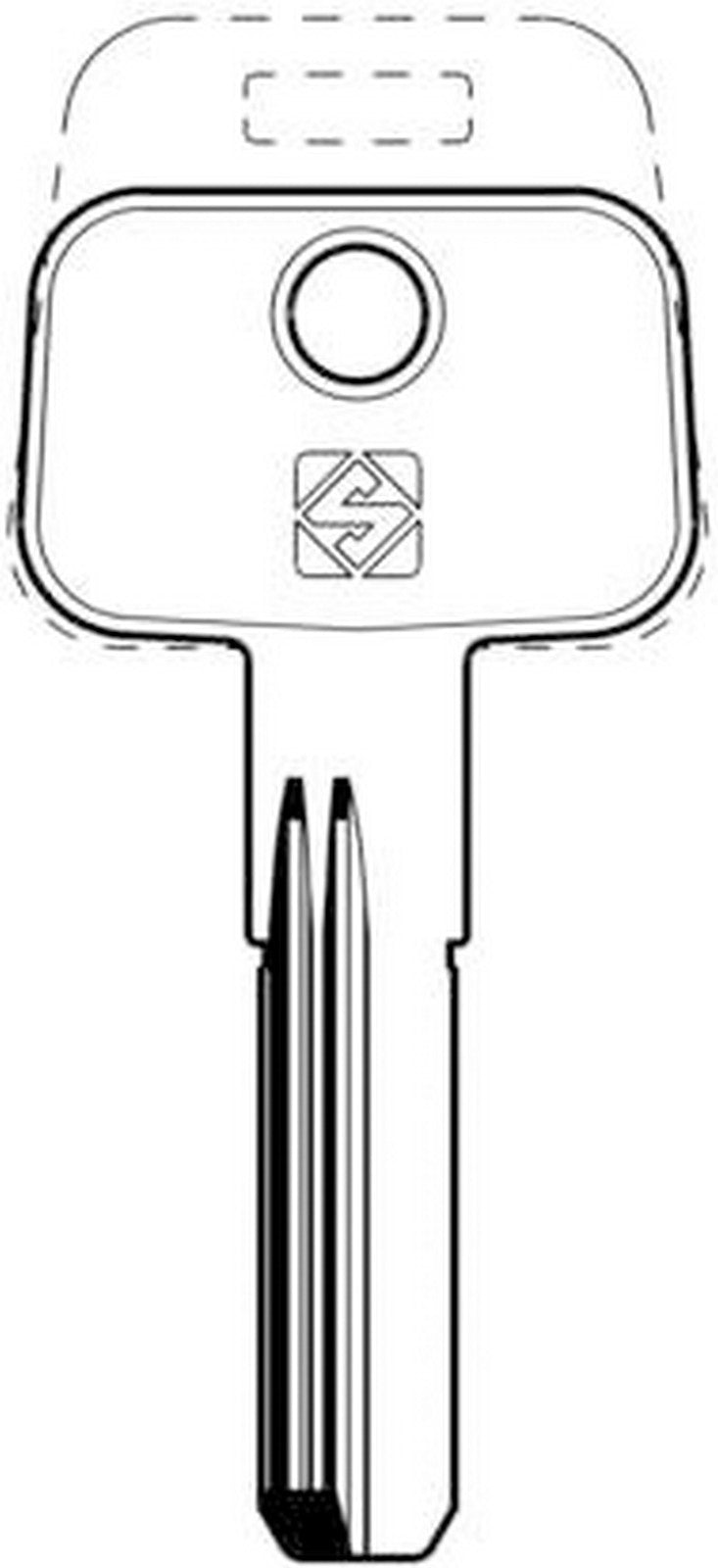 chiavi punzonate silca art. pt4r olc gr.6/1 cod:ferx.4291