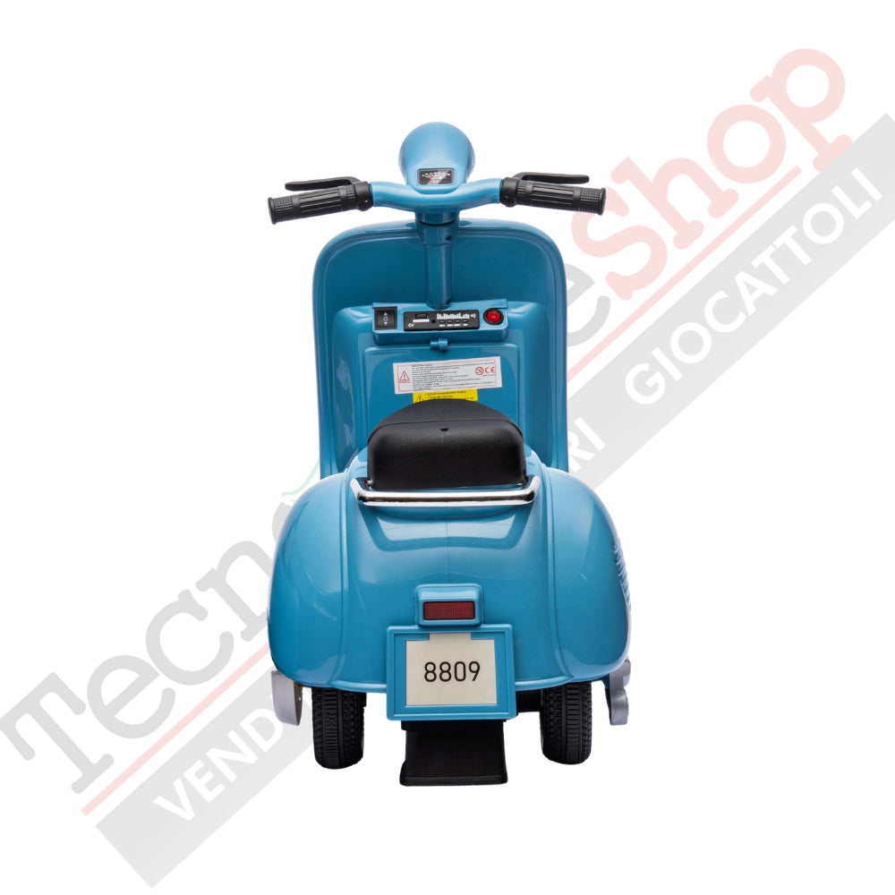 Vespa Sidecar Small Special 6V per Bambini con Licenza Ufficiale Piaggio-Blu