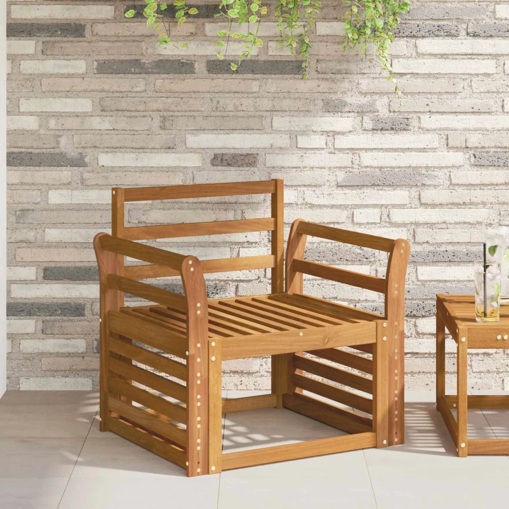 Bracciolo 2 pcs Naturale 58,5 x 8 x 60 cm 900521