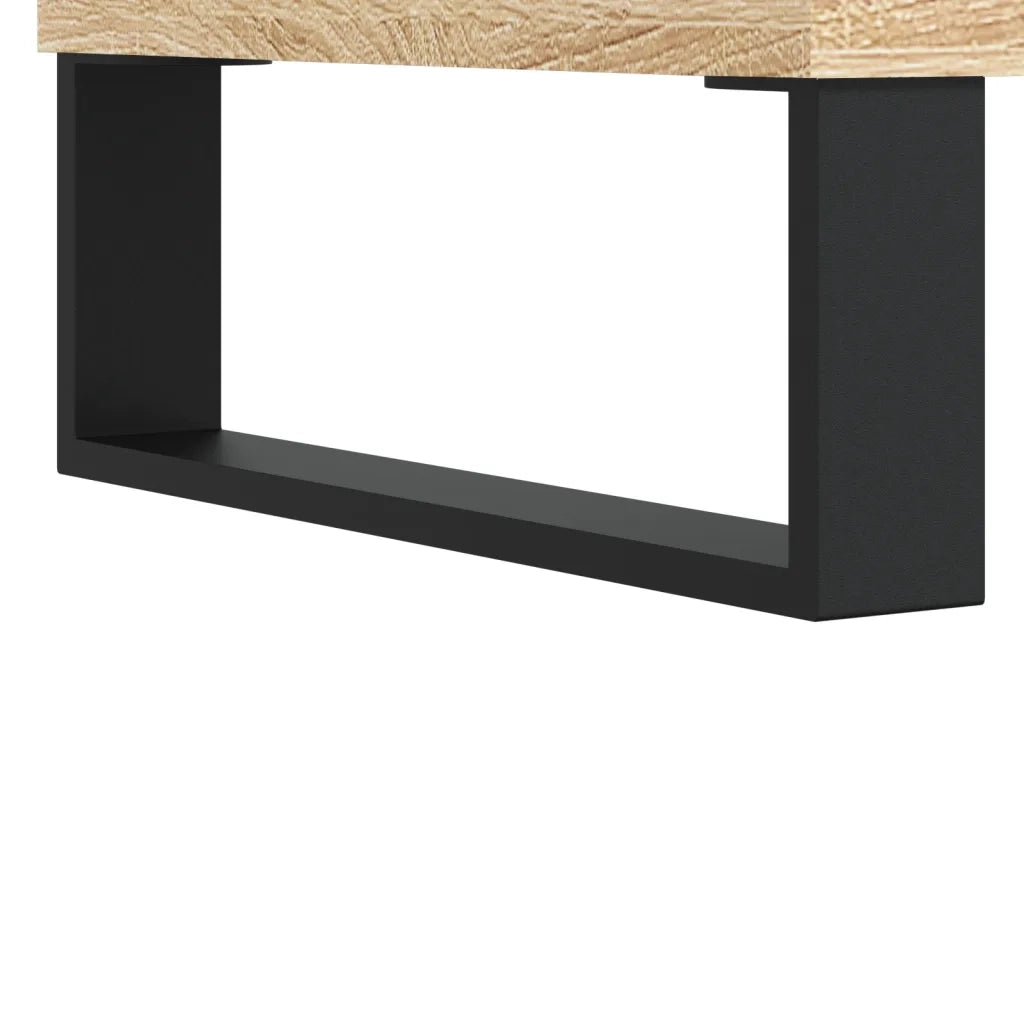 vidaXL Credenza Rovere Sonoma 69,5x34x90 cm in Legno Multistrato