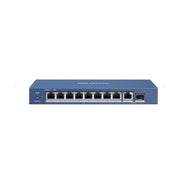 Switch hikvision l2, unmanaged, 8 gigabit poe ports,1 gigabit rj45 uplink port,1 gigabit sfp uplink,802.3af/at-ds-3e0510p-e/m