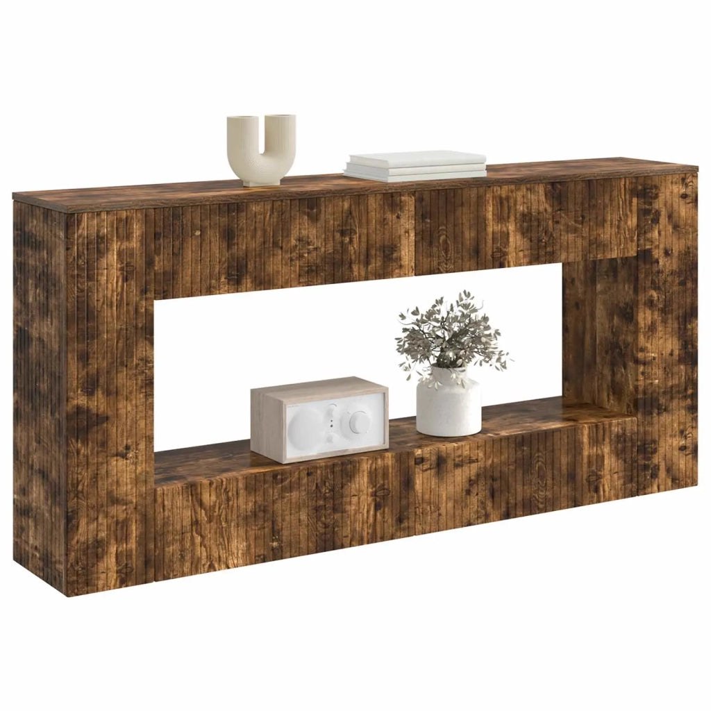 Tavolo consolle Rigato Quercia Affumicata 155 x 29 x 74 cm