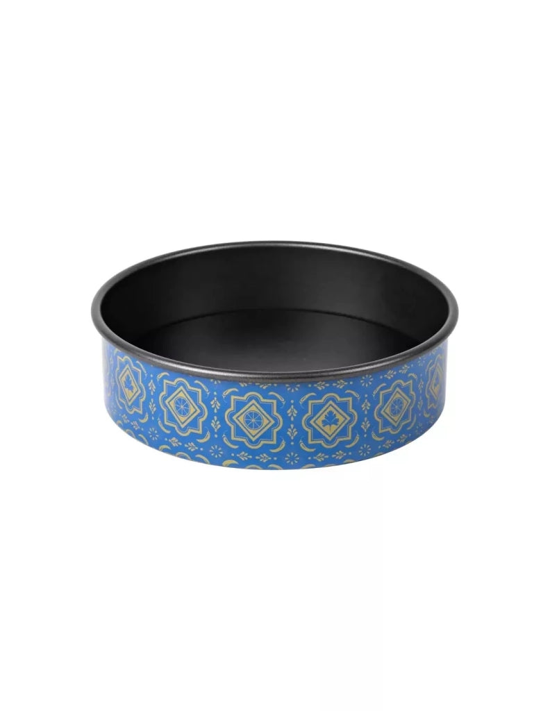 Stampo da forno blu 23 cm con fondo amovibile