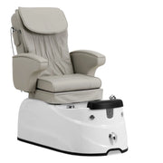 Poltrona pedicure elettrica con pediluvio illuminato e funzione massaggio 105 watt 150 kg beige/bianco 14_0009022