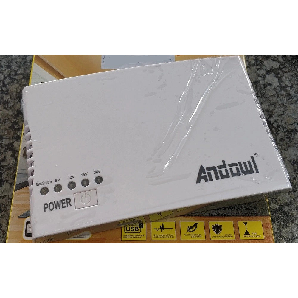 Trade Shop - Mini Ups Alimentatore Portatile Batteria Ricaricabile Q-a212 17 W Backup Router -