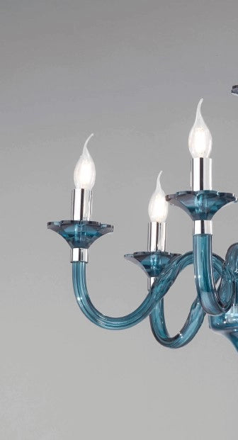 APPLIQUE GALA 1 LUCI ATTACCO E14 OTTANIO E CROMO H.29CM