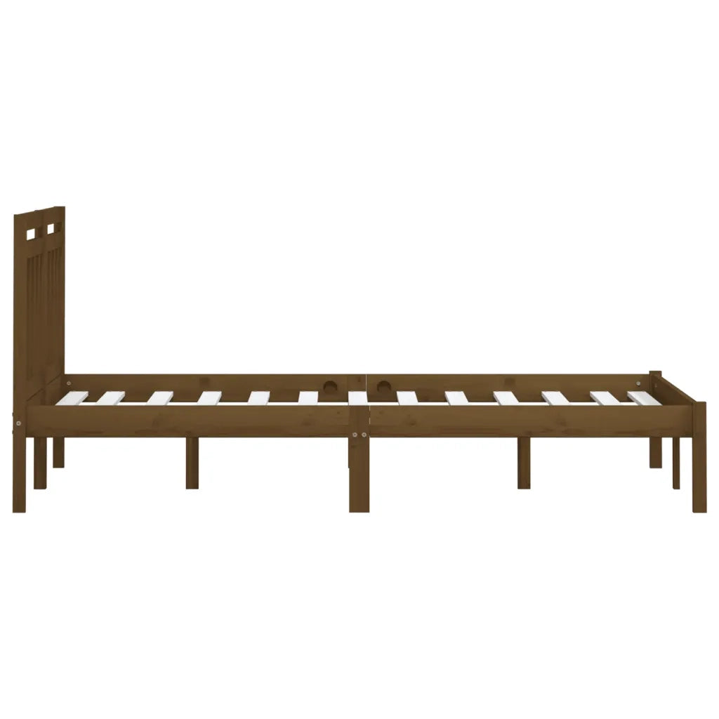 Giroletto Ambra senza Materasso in Legno di Pino 200x200 cm