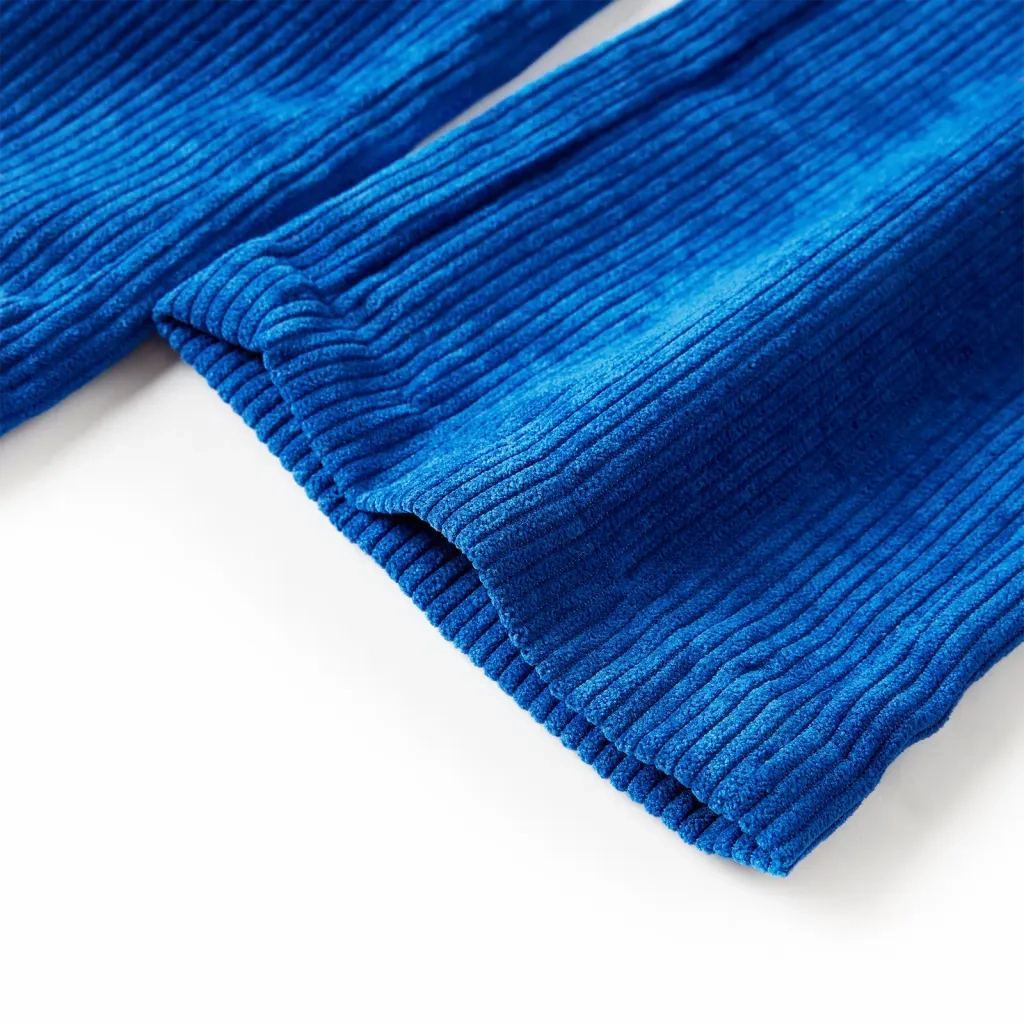 Pantaloni per Bambini in Velluto a Coste Blu Cobalto 92 CFW6421224