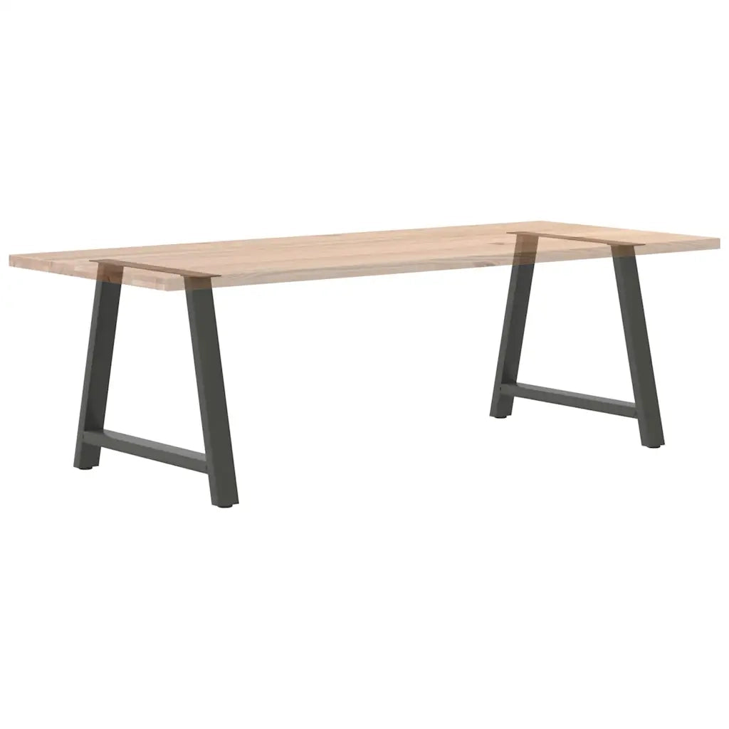 Gambe per tavolo da pranzo a forma di A 2 pz Antracite 100x(72-73) cm Acciaio 4012866