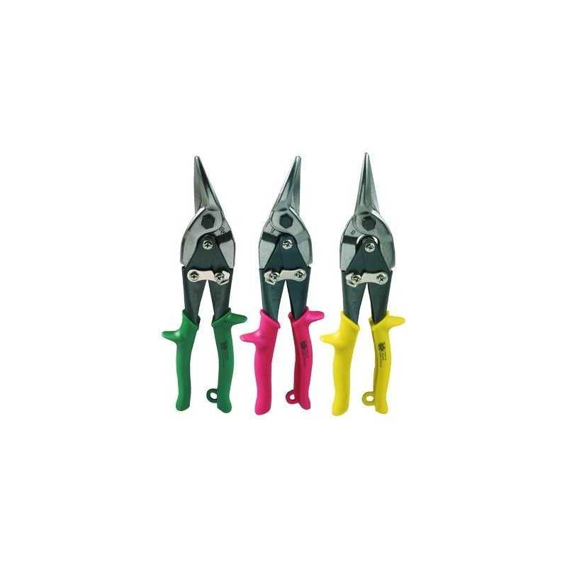 Cesoie per Lamiere 2 Leve Vigor Verde Lame Destre Mm. 250